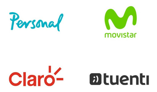 Compañías telefónicas de Argentina que se pueden cargar con Cuenta DNI: Claro, Personal, Tuenti y Movistar