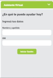 cuentaDNI asistenteVirtualDatos