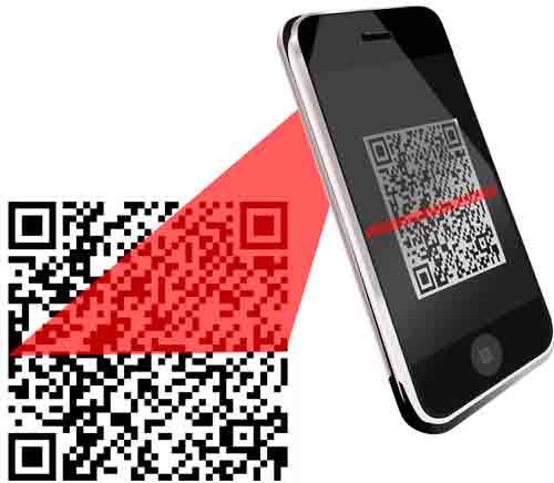 celular con cuenta DNI escaneando código QR para pagar